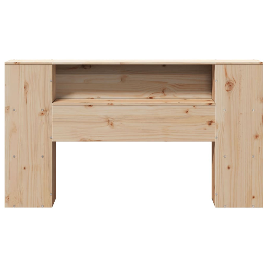 Hoofdbord met opbergruimte 135 cm massief grenenhout