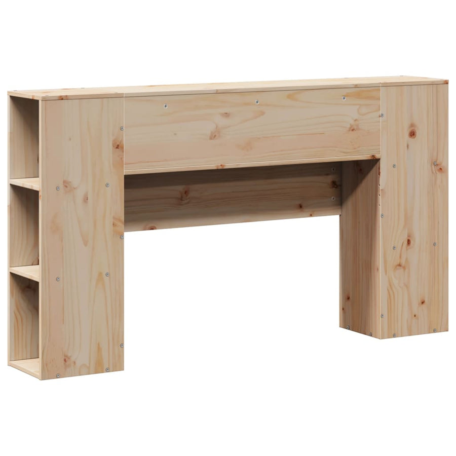 Hoofdbord met opbergruimte 135 cm massief grenenhout