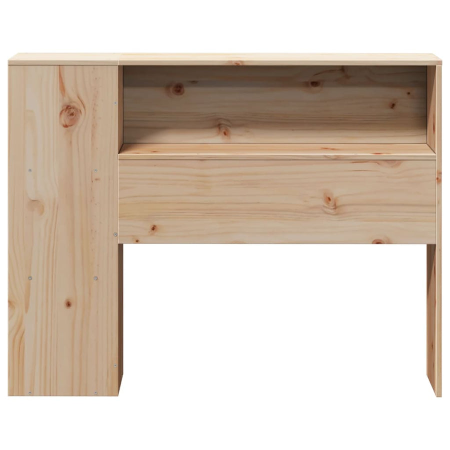 Hoofdbord met opbergruimte 75 cm massief grenenhout