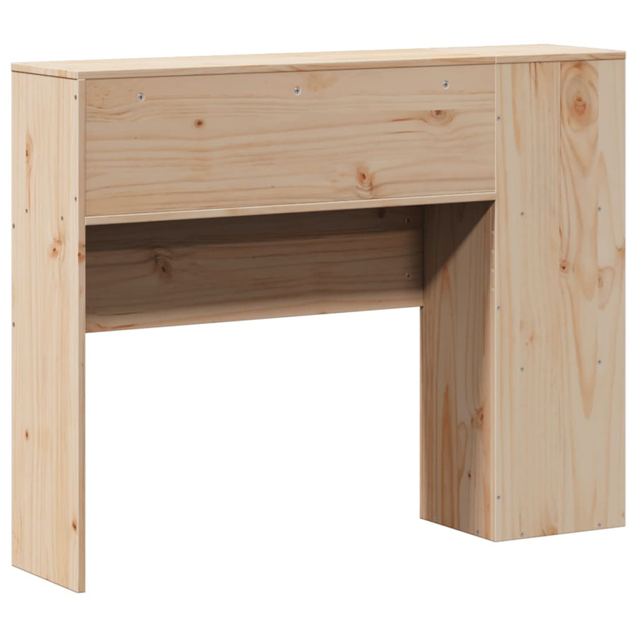 Hoofdbord met opbergruimte 75 cm massief grenenhout