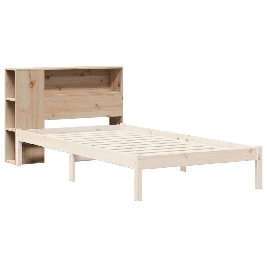 Hoofdbord met opbergruimte 75 cm massief grenenhout