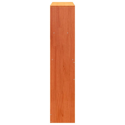 Hoofdbord met opbergruimte 75 cm massief grenenhout wasbruin