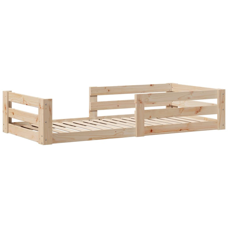Bedframe zonder matras massief grenenhout 80x200 cm