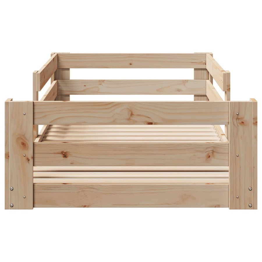 Bedframe zonder matras massief grenenhout 80x200 cm