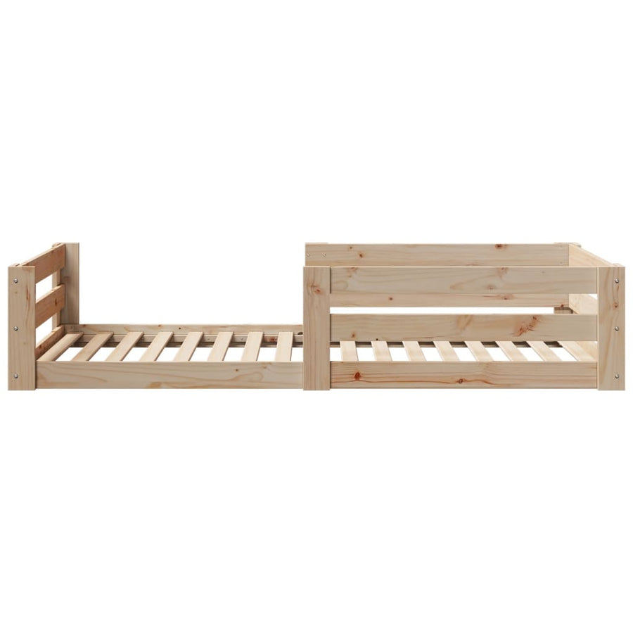 Bedframe zonder matras massief grenenhout 90x200 cm
