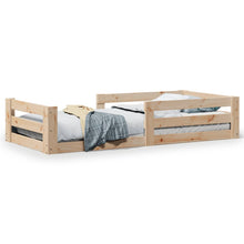 Bedframe zonder matras massief grenenhout 100x200 cm