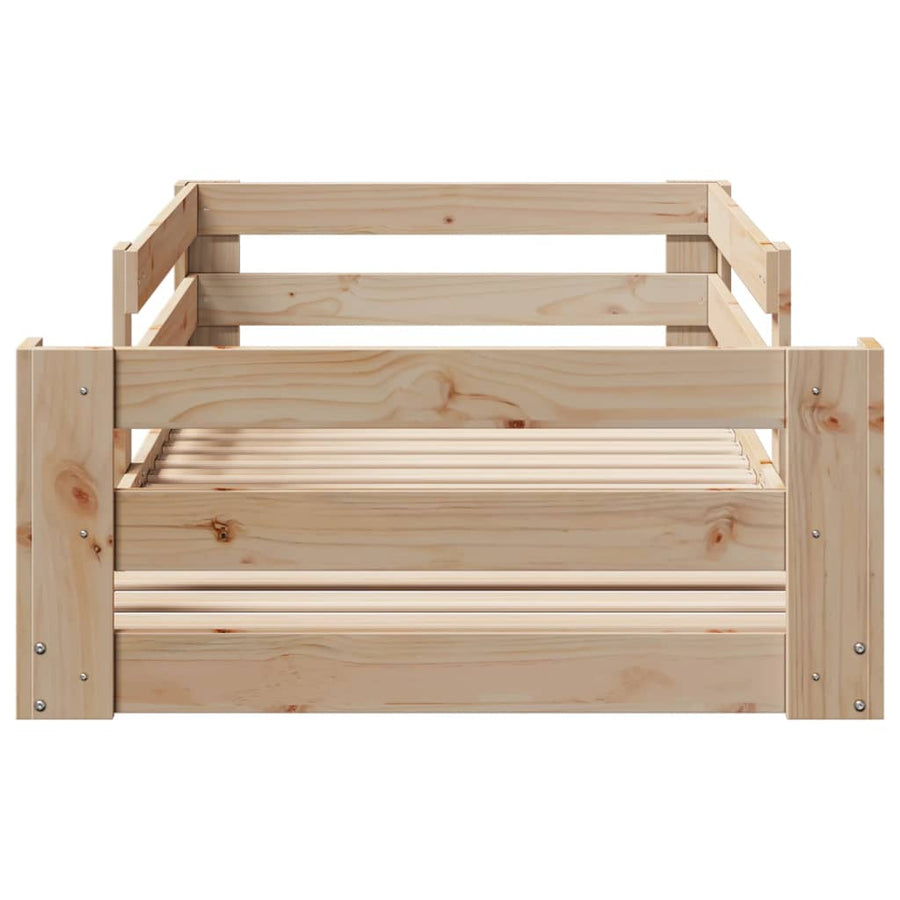 Bedframe zonder matras massief grenenhout 100x200 cm