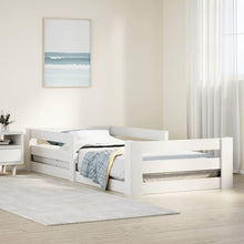 Bedframe Zonder Matras Massief Grenenhout 80 x 160 cm Wit