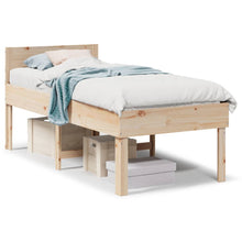 Bedframe zonder matras massief grenenhout 90x190 cm