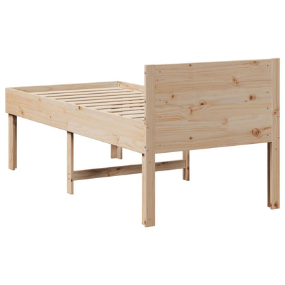 Bedframe zonder matras massief grenenhout 90x190 cm