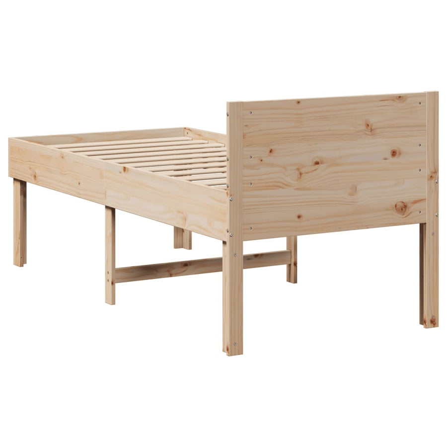 Bedframe zonder matras massief grenenhout 90x190 cm