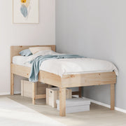 Bedframe massief grenenhout 75x190 cm