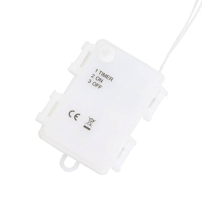 Kerstverlichting silhouet van de kerstman2 st 35 LEDs warm wit