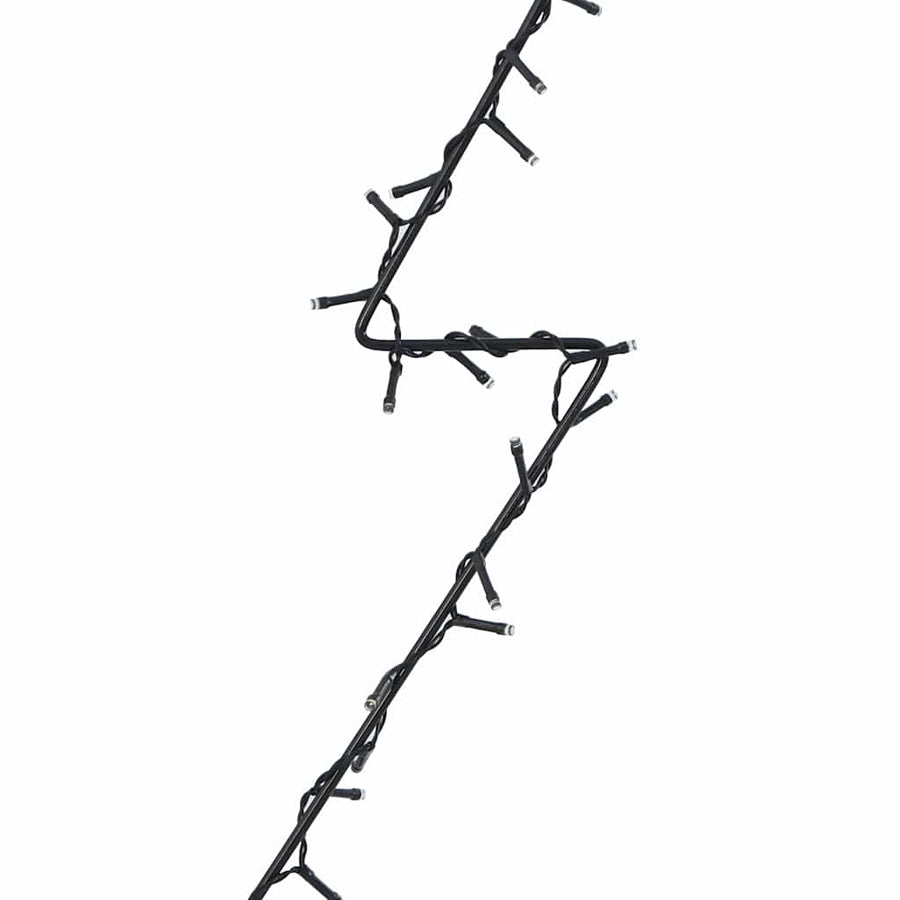 Kerstverlichting kerstboom silhouet 80 LEDs warm wit