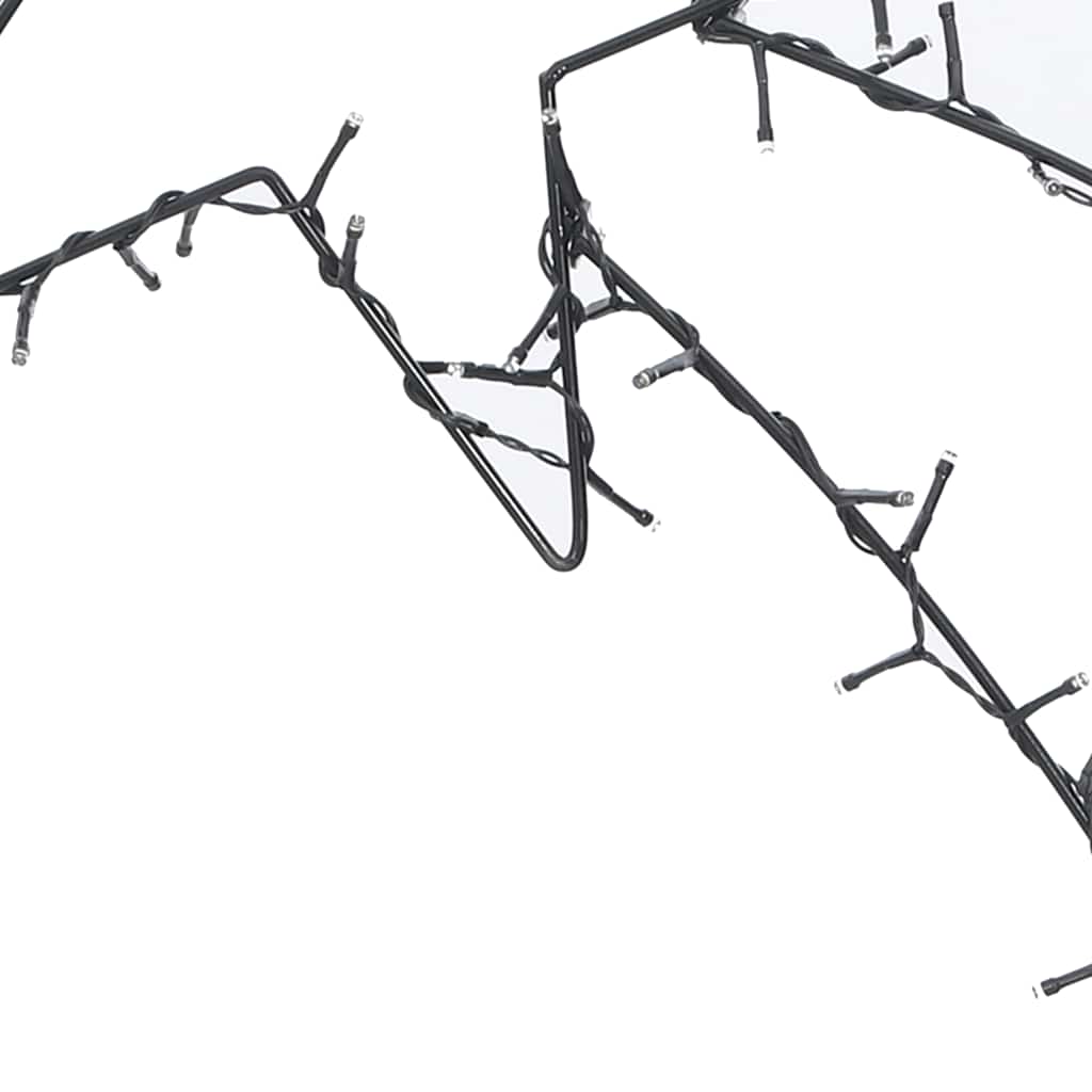 Kerstverlichting vallende ster silhouet 80 LEDs warm wit