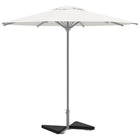 Parasol Base Plates 2 Pcs Triangular 14 kg Granite Black