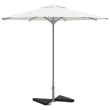Parasolvoetplaten 2 St Driehoekig 14 Kg Graniet Zwart