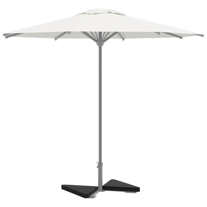 Parasolvoetplaten 2 St Driehoekig 14 Kg Graniet Zwart