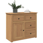 Dresser with drawers Panama 93x40x80 cm solid pine wood