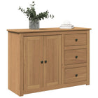 Dresser with drawers Panama 112x40x80 cm solid pine wood