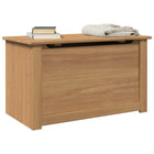 Storage chest with lid Panama 79x42x46 cm solid pine