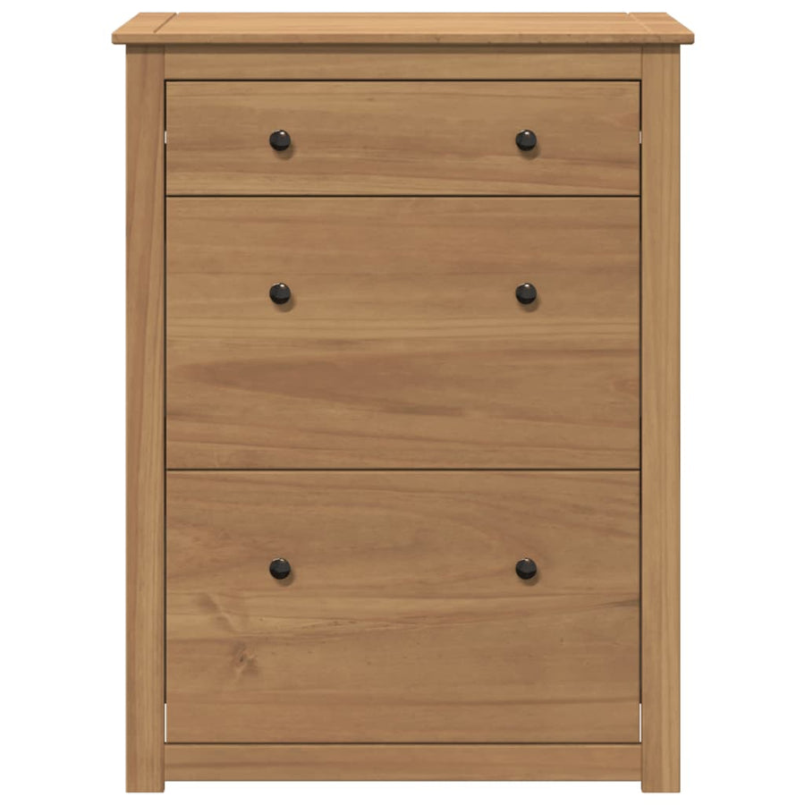 Schoenenkast Panama 80x35x105 cm massief grenenhout