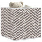 Storage Boxes 10 pcs Foldable 32x32x32 cm Non-Woven Fabric Brown