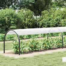 Plantenafdekking met zeilringen 1x6 m polyethyleen