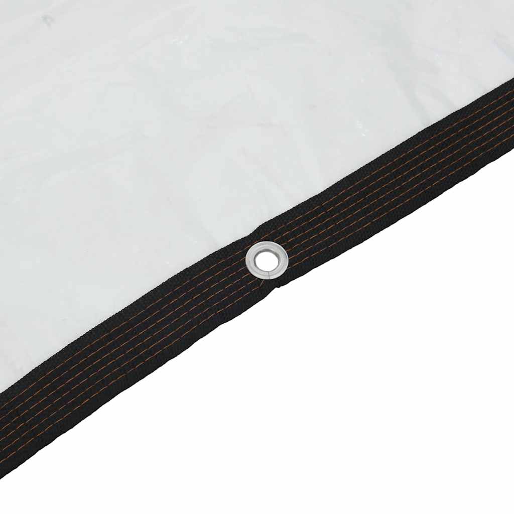 Plantenafdekking met zeilringen 1x3 m polyethyleen
