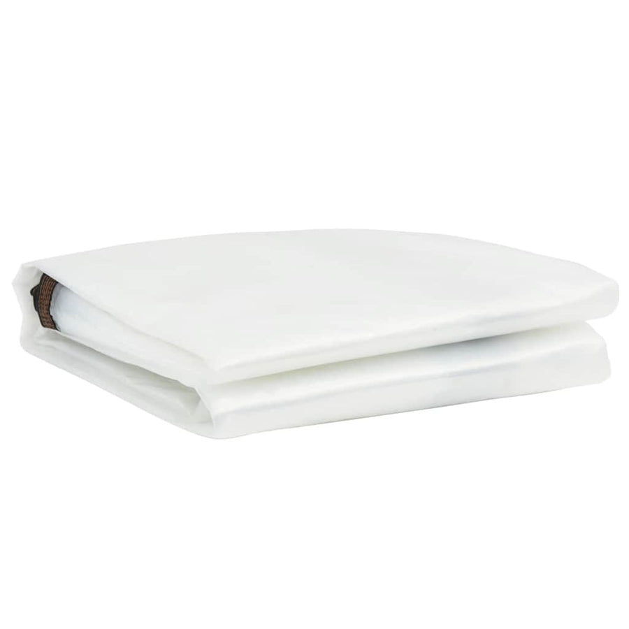 Plantenafdekking met zeilringen 1x4 m polyethyleen
