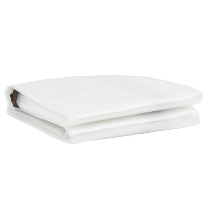 Plantenafdekking met zeilringen 1x6 m polyethyleen