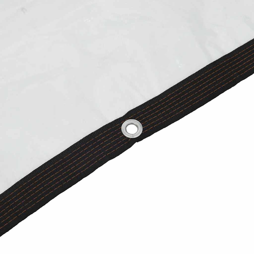 Plantenafdekking met zeilringen 2x8 m polyethyleen