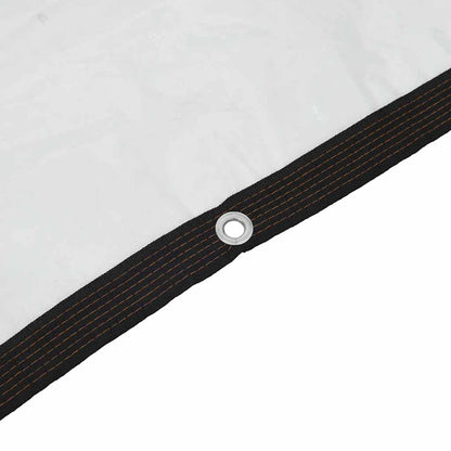 Plantenafdekking met zeilringen 2x8 m polyethyleen