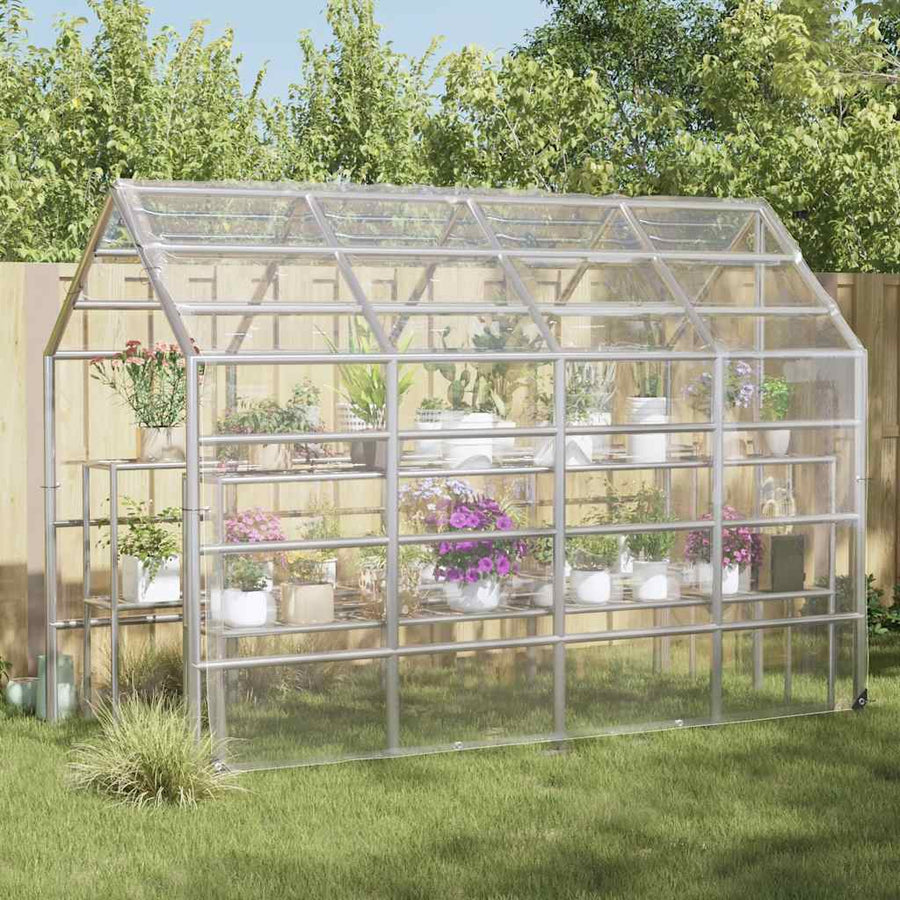 Plantenafdekking met zeilringen 3x5 m PVC