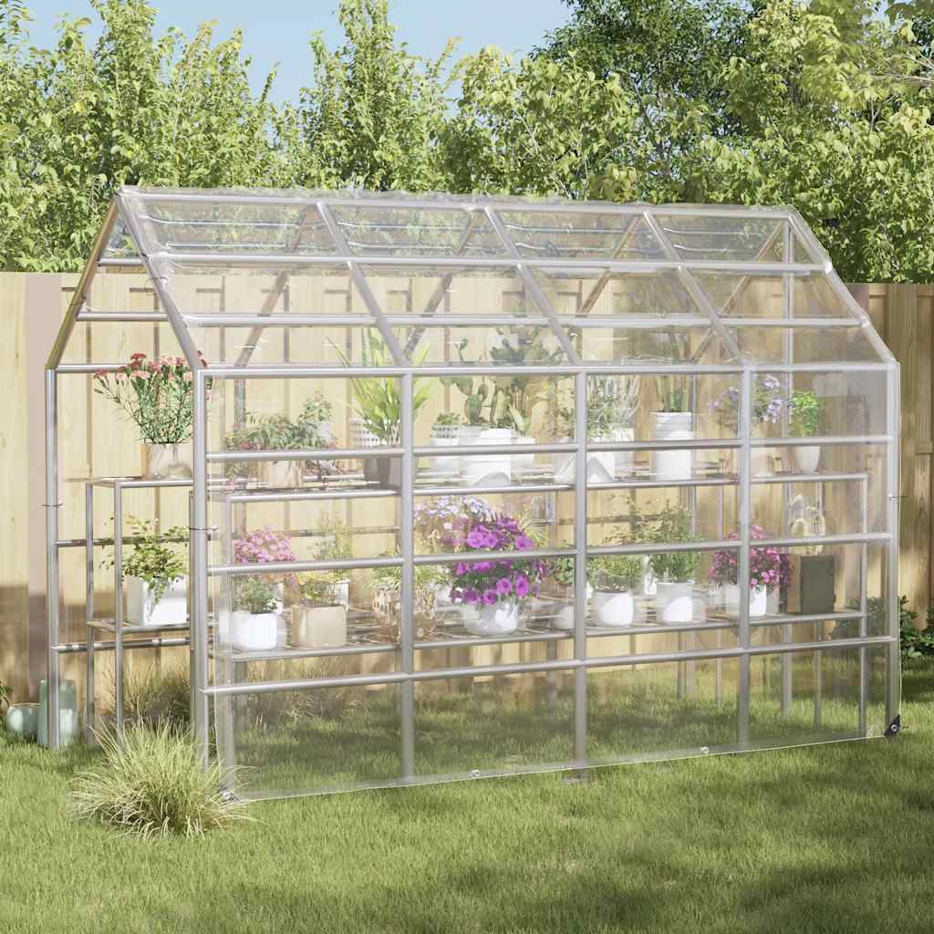 Plantenafdekking met zeilringen 3x6 m PVC
