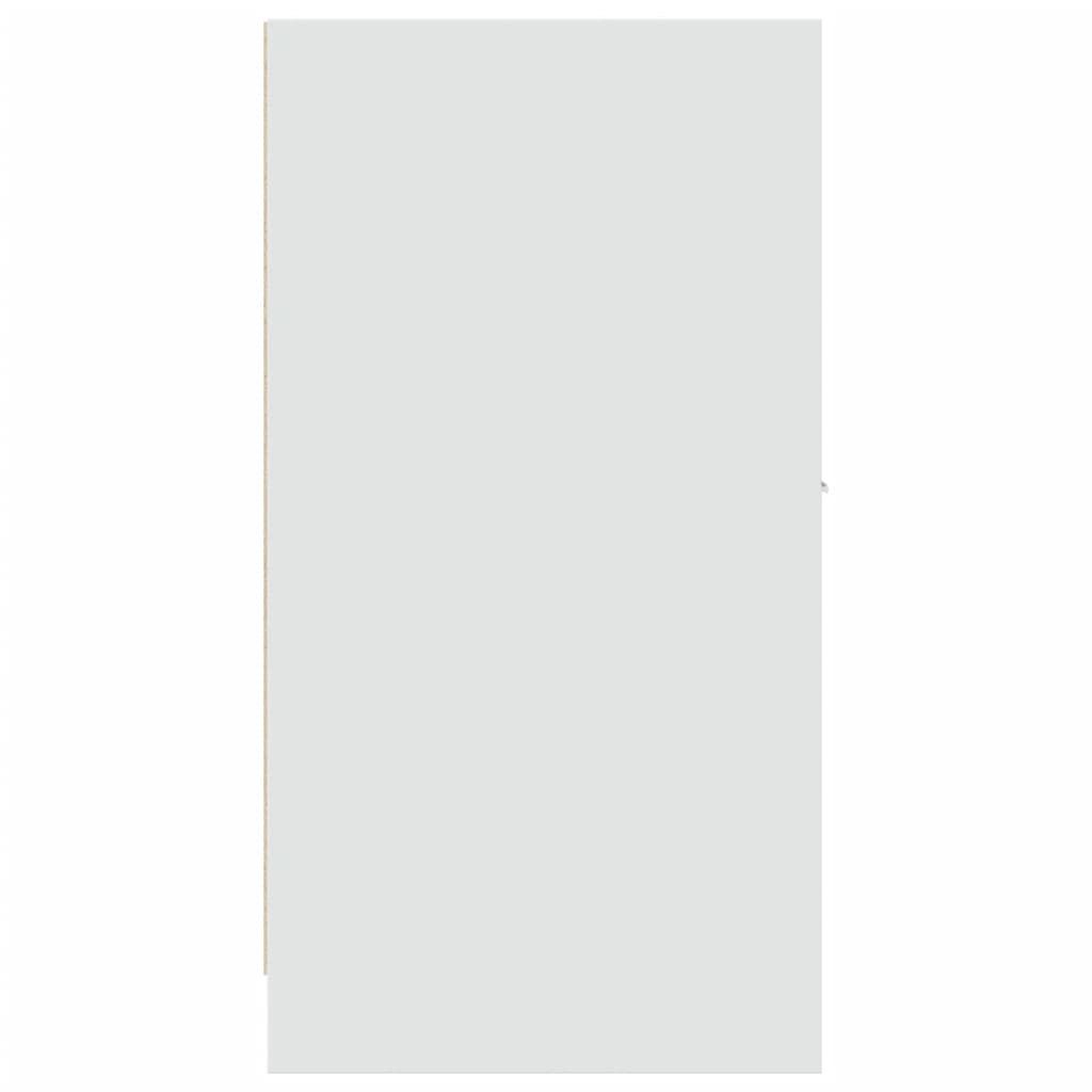 Apothekerskast 30x41x77,5 cm bewerkt hout wit