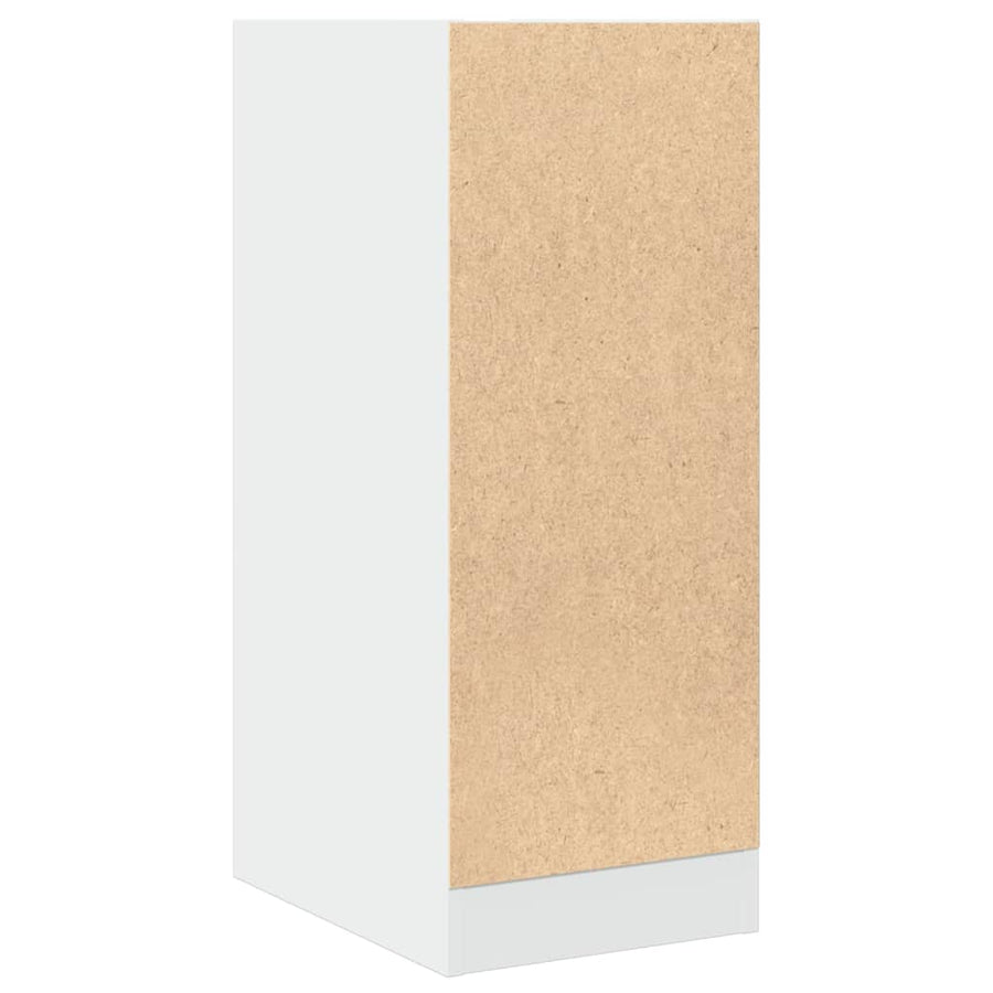 Apothekerskast 30x41x77,5 cm bewerkt hout wit