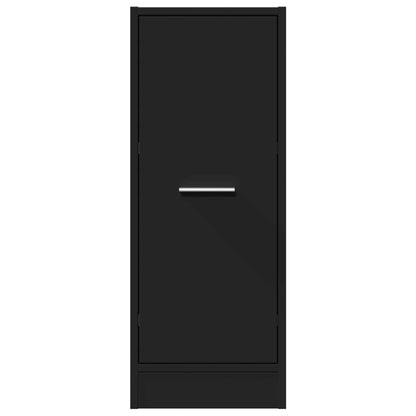 Apothekerskast 30x41x77,5 cm bewerkt hout zwart