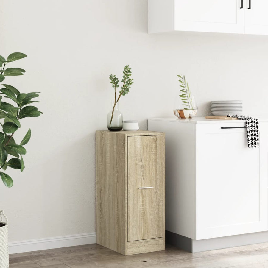 Apothekerskast 30x41x77,5 cm bewerkt hout sonoma eikenkleurig