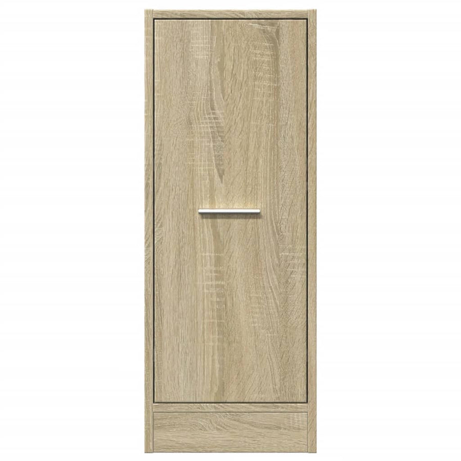 Apothekerskast 30x41x77,5 cm bewerkt hout sonoma eikenkleurig