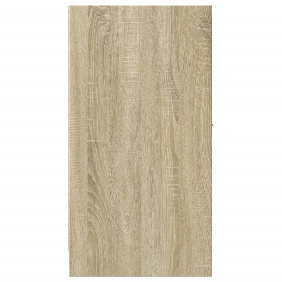 Apothekerskast 30x41x77,5 cm bewerkt hout sonoma eikenkleurig