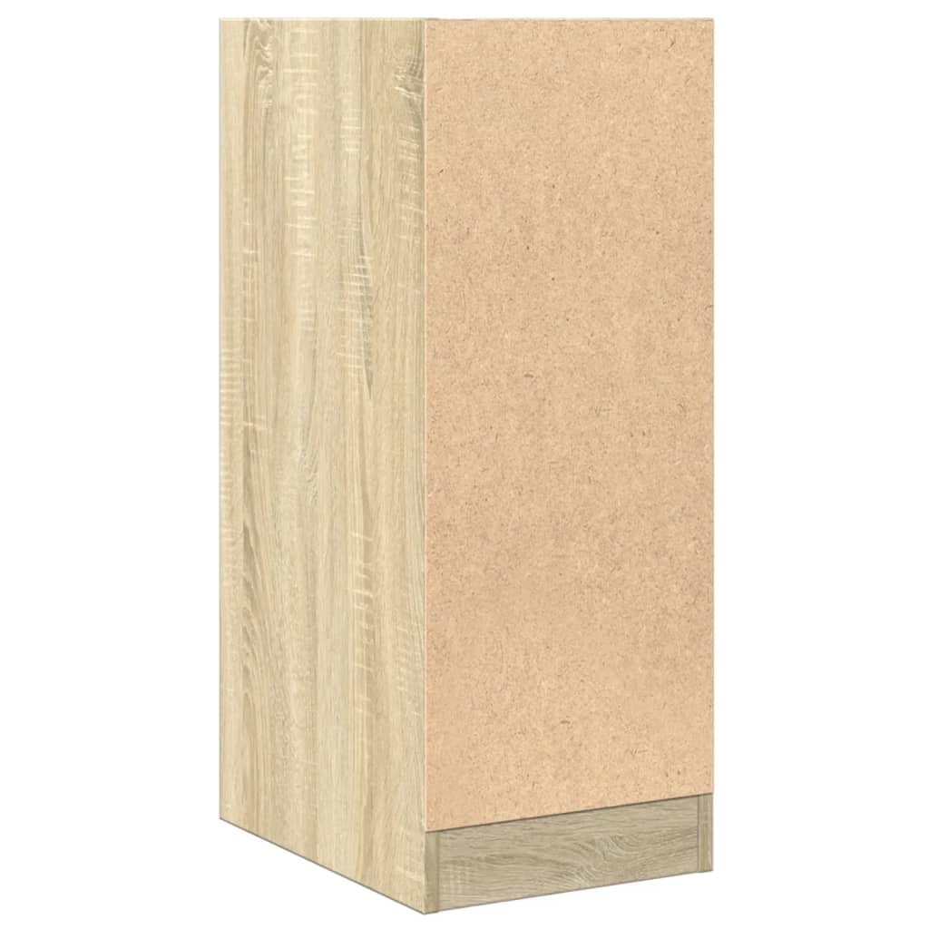 Apothekerskast 30x41x77,5 cm bewerkt hout sonoma eikenkleurig