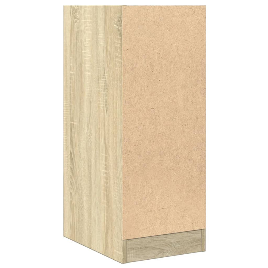 Apothekerskast 30x41x77,5 cm bewerkt hout sonoma eikenkleurig