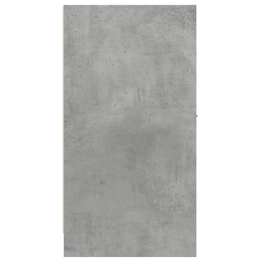Apothekerskast 30x41x77,5 cm bewerkt hout betongrijs
