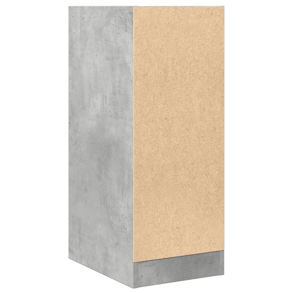 Apothekerskast 30x41x77,5 cm bewerkt hout betongrijs