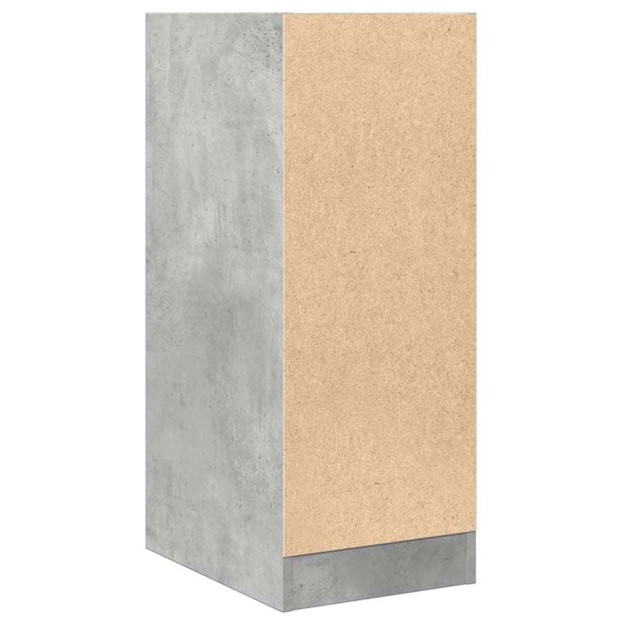 Apothekerskast 30x41x77,5 cm bewerkt hout betongrijs