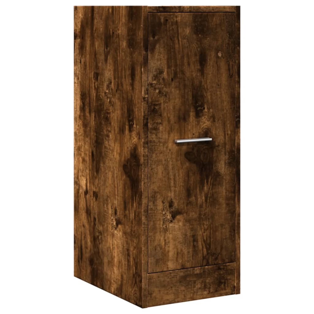 Apothekerskast 30x41x77,5 cm bewerkt hout gerookt eikenkleurig
