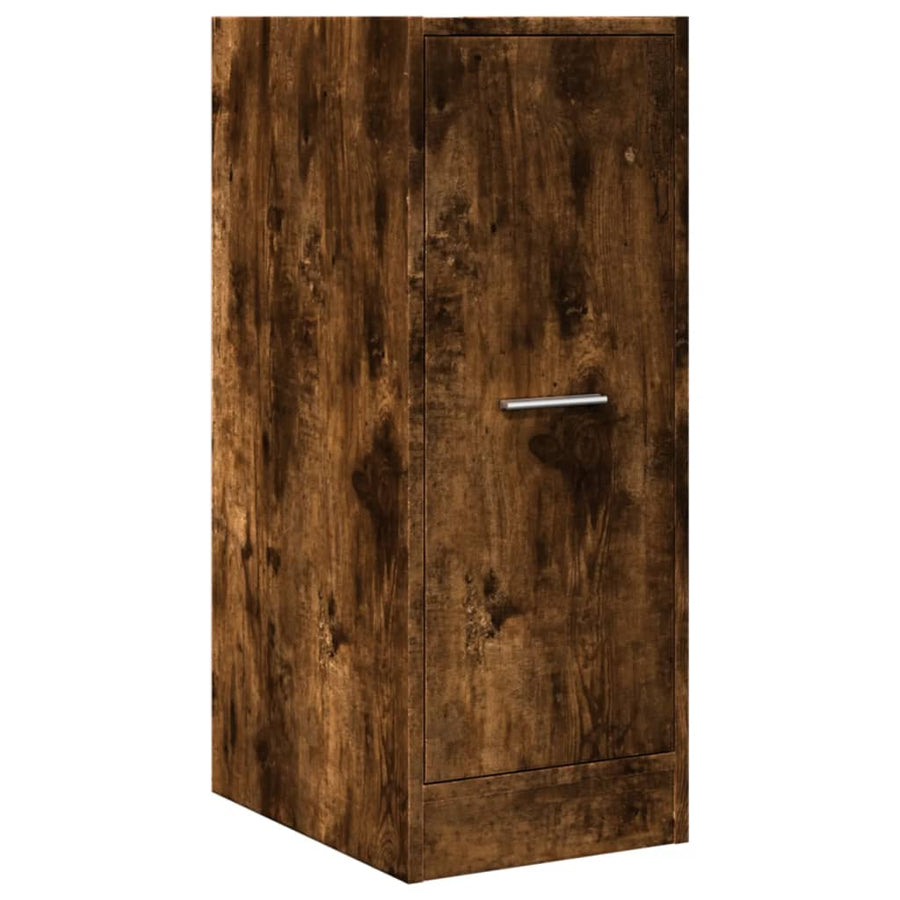 Apothekerskast 30x41x77,5 cm bewerkt hout gerookt eikenkleurig
