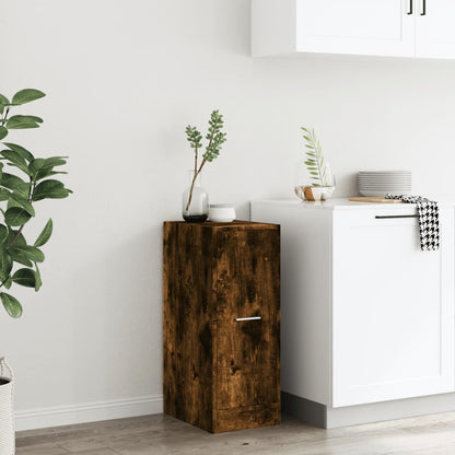 Apothekerskast 30x41x77,5 cm bewerkt hout gerookt eikenkleurig