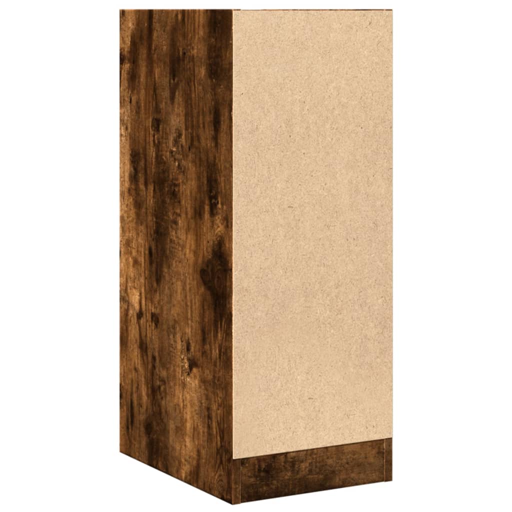 Apothekerskast 30x41x77,5 cm bewerkt hout gerookt eikenkleurig